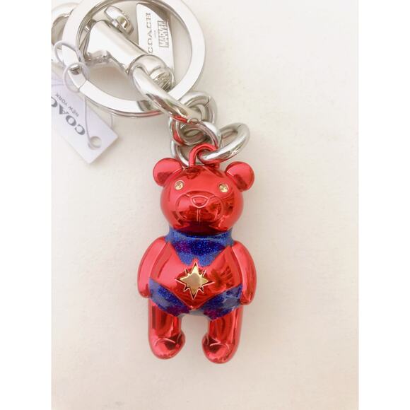 COACH 2046 MARVEL CAROL DANVER BAG CHARM - Picture 3 of 7